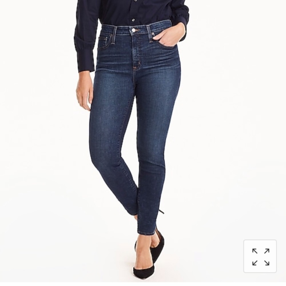 J. Crew Curvy Toothpick Jean in Dryden Wash